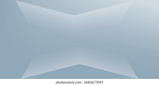 Abstractas líneas hexagonales sobre fondo gris. EPS10
