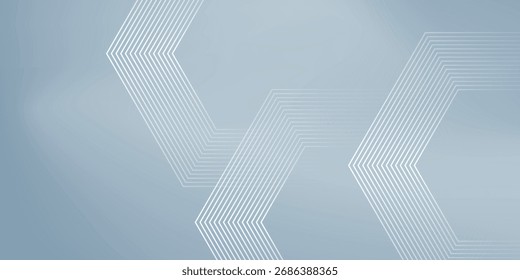 Abstract hexagon lines on gray background. Geometric stripe line art design modern. VECTOR BACKGROUND EPS10