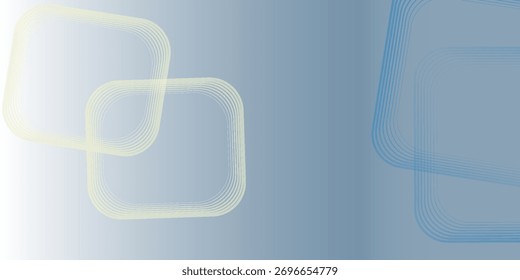 Linhas hexágonas abstratas sobre fundo cinza. Projeto de arte de linha de faixa geométrica para cartaz, brochura, capa, site, banner.