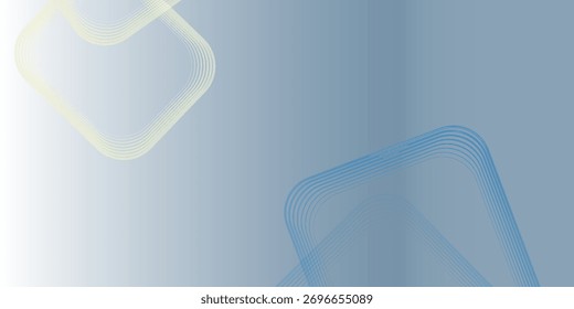 Abstract hexagon lines on gray background. Geometric stripe line art design for poster, brochure, cover, website, banner.
