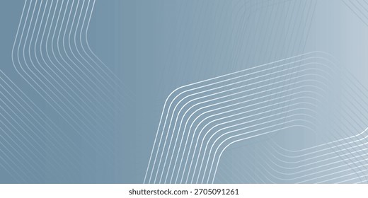Abstract hexagon lines on gray background. Geometric stripe line art design vector pattern eps10