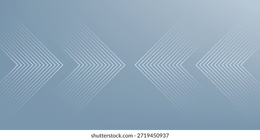 Abstractas líneas hexagonales sobre fondo gris. Diseño de arte de línea de rayas geométricas moderno