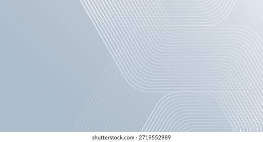 Abstractas líneas hexagonales sobre fondo gris. Gradiente geométrico minimalista gradiente bueno arte agradable simple