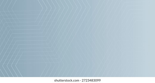 Abstract hexagon lines on gray background. Geometric stripe line art design modern banners, posters, cards, wallpapers, sites. background