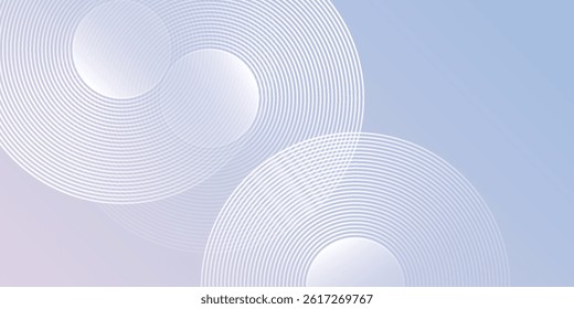Abstract hexagon lines on light mesh blue an pink background. Geometric stripe line art design for poster, brochure, cover, website, header, web banner abstract