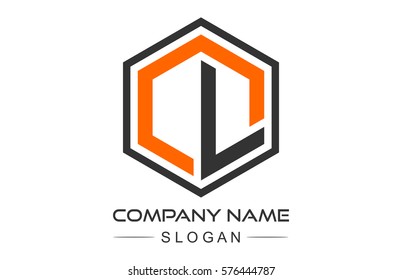 abstract hexagon logo