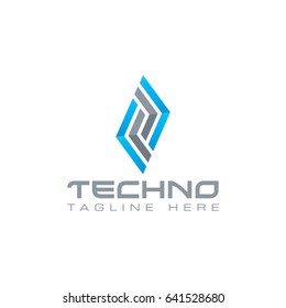 Abstract hexagon logo