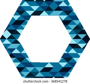 Abstract Hexagon Logo Design . Modern Icon. Vector.