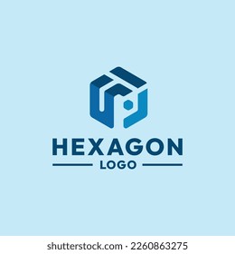 Abstract Hexagon Logo Suitable for your technology business
