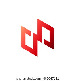 abstract hexagon logo template