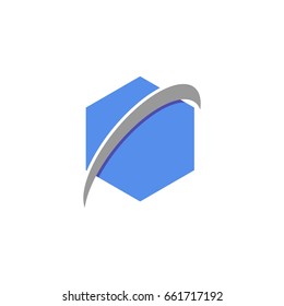 Abstract Hexagon Logo XIV