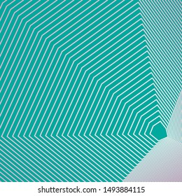 abstract hexagon mint green background. 