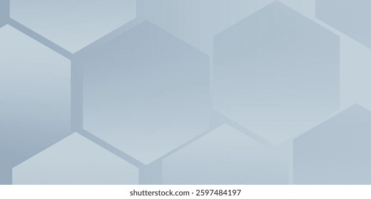 Abstract hexagon modern lines on gray background. Geometric stripe line art design modern