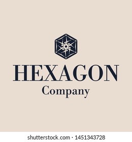 Abstract Hexagon or Monogram Logo Design Vector