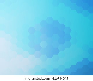Abstract Hexagon Mosaic Abstract Background