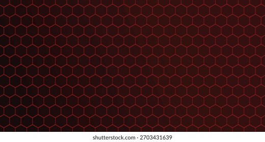 abstraktes Sechseckmuster als Hintergrund - 3D-Illustration

