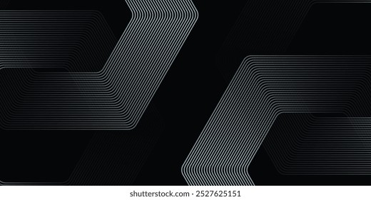 Abstract hexagon rendering of black abstract geometric background. Scene for advertising designsimple