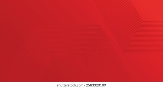 Abstract hexagon rendering of red abstract glass background design