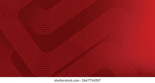 Abstrato hexágono renderização de fundo de vidro abstrato vermelho simples