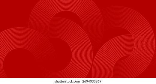 Abstractas representación hexagonal de fondo de vidrio abstracto rojo simple