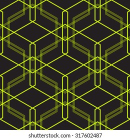 Abstract hexagon seamless pattern.
