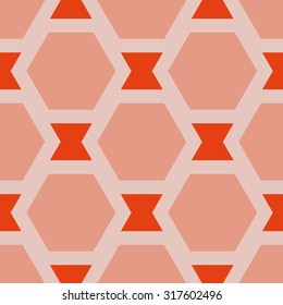 Abstract hexagon seamless pattern.
