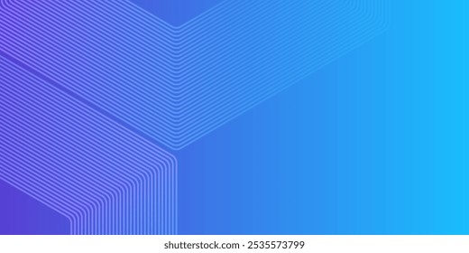 Abstract Hexagon Smooth Gradient Background in Soft Colors Simple Art Modern