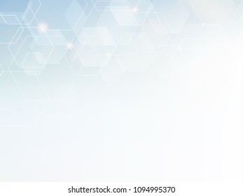 Abstract Hexagon Technology Background Stock Vector (Royalty Free ...