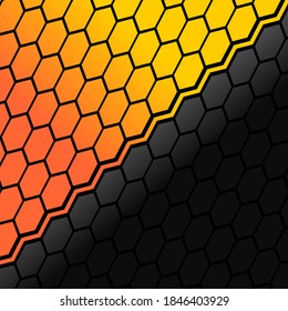 abstract hexagon vector background design