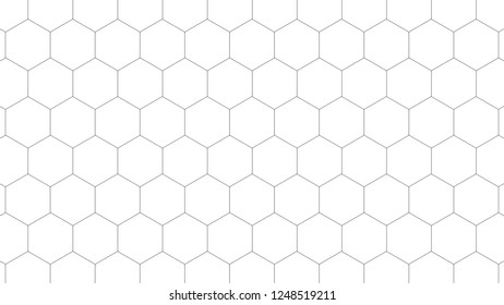 Abstract hexagon White background , background can used for wallpaper or design , vector.
