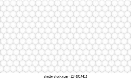 Abstract hexagon White background , background can used for wallpaper or design , vector.
