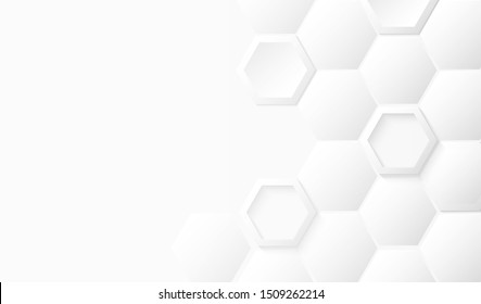 Abstract Modern Stylist 3d Embossed Hexagon Stock Vector (Royalty Free ...