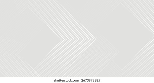 Abstract hexagon whitein gray wave light technology background. Abstract big data digital concept modern eps10