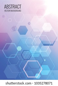 abstract hexagonal background