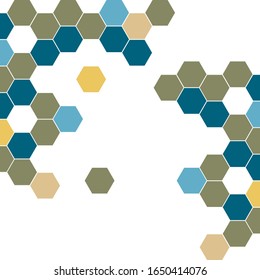 ABSTRACT HEXAGONAL BACKGROUND DESIGN PATTERN