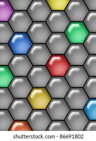 Abstract Hexagonal Background (EPS10 Vector)