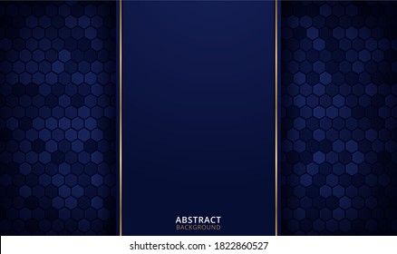 Abstract hexagonal background. Futuristic technology concept