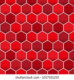 abstract hexagonal background with retro color