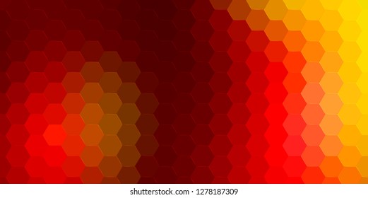 Abstract hexagonal background. Vector geometric background with hexagons and gradient effect. Bright color vector background illustration.