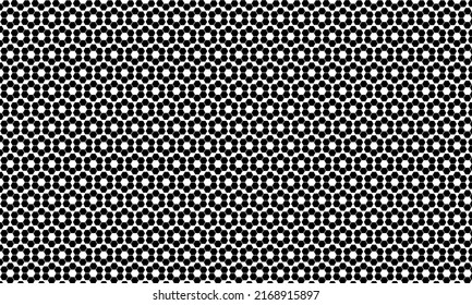 Abstract hexagonal floral pattern design in vector formate.
