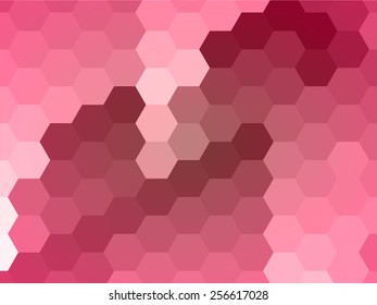 Abstract hexagonal honeycomb background
