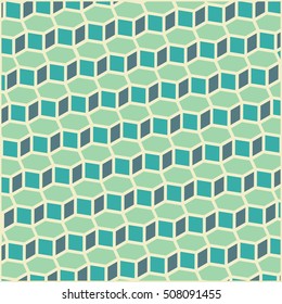 Abstract hexagonal honeycomb background. Isometric Vector illustration. Geometric background. Abstract vector with colorful hexagonal honey combs