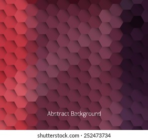 Abstract hexagonal molecule background. Futuristic, technology, biological, clean and modern style