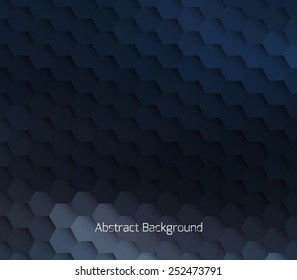 Abstract hexagonal molecule background. Futuristic, technology, biological, clean and modern style