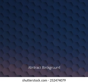 Abstract hexagonal molecule background. Futuristic, technology, biological, clean and modern style