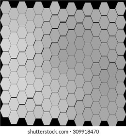 Abstract hexagonal pattern