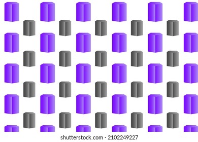 Abstract Hexagonal Prism Pattern Background