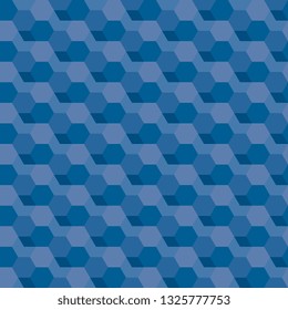 abstract hexagonal seamless pattern. coloful vector background easy to edit and customize. eps 10