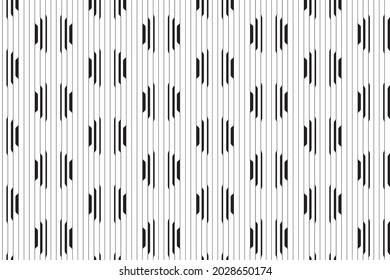 Abstract hexagonal seamless pattern design. Repeating geometric tiles with linear triangles. Vector illustration