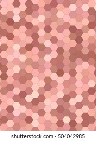 Abstract hexagonal tile mosaic background design - vector illustration
